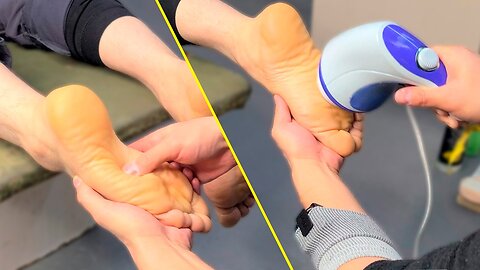 ASMR Foot Massage & Cleaning on ASMR Table