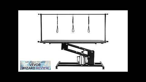 VEVOR 43" Hydraulic Pet Grooming Table Heavy Duty Dog Grooming Arm Review