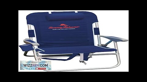 Big Boy 4-Position Folding 13" High Seat Backpack Beach or Camping Chair Review