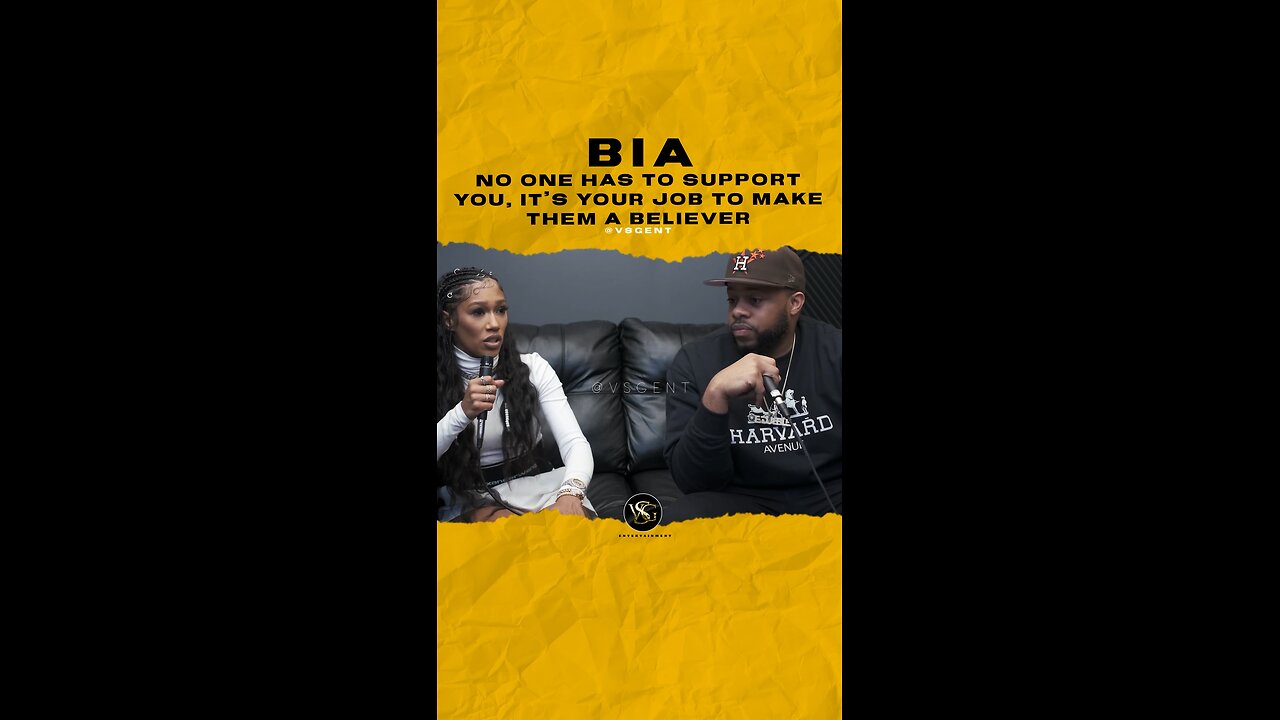 @bia No one has to support you. It’s your job to make them a believer