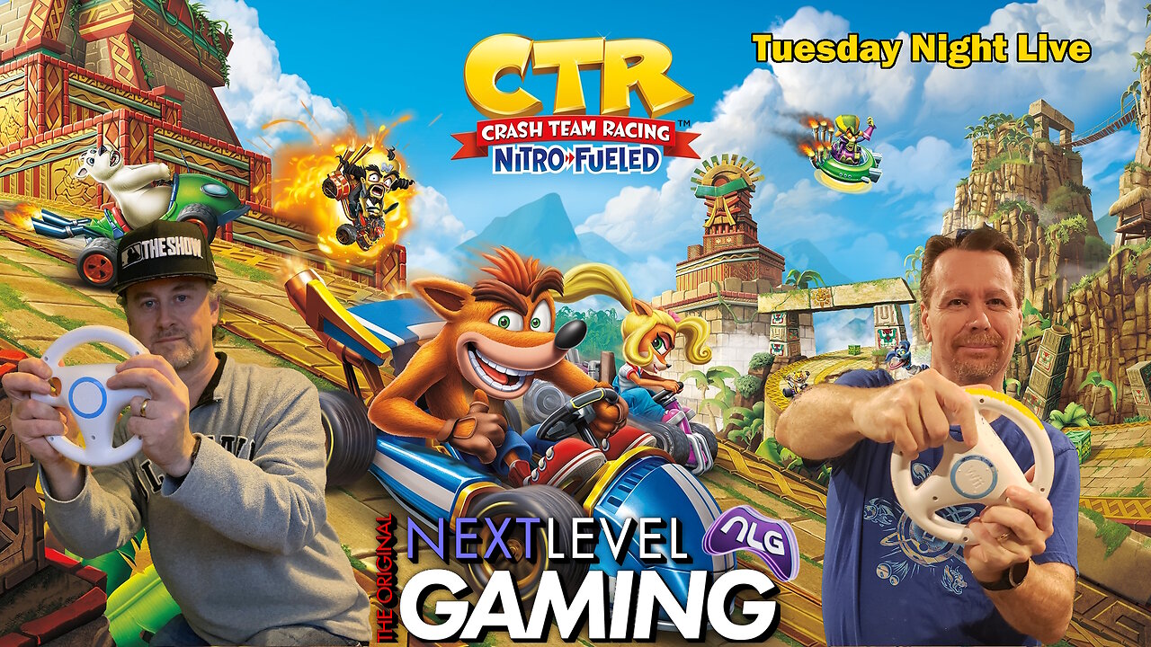 WEDNESDAY Night Live W/ Peter & Mike: Crash Team Racing!!