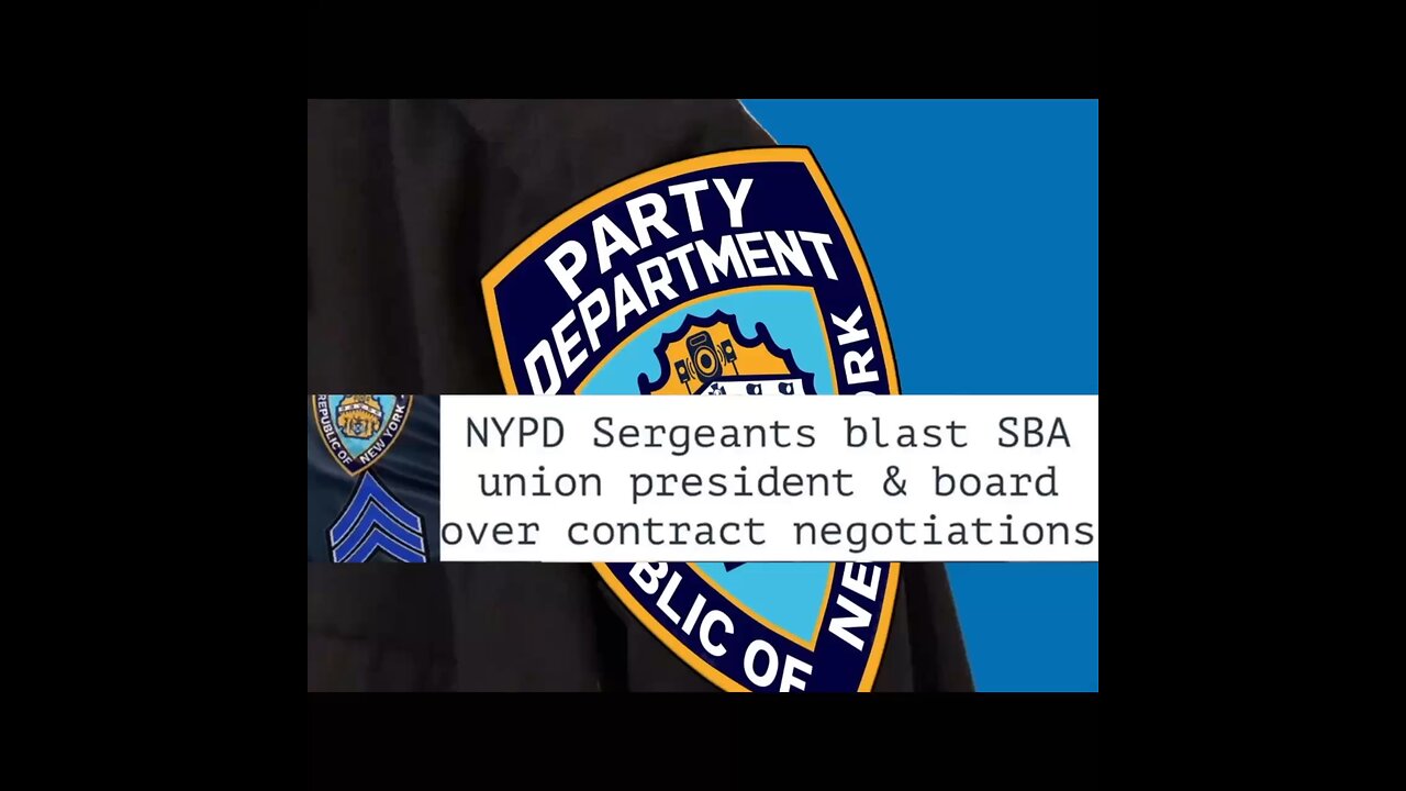 NYPD Sergeants Are Fed Up