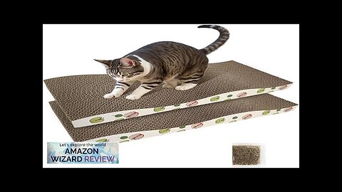 Cat Scratching Board Corrugate Cat Scratcher for Indoor Cats with Catnip Cat Review