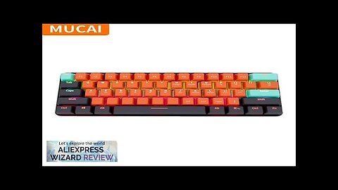 MUCAI 61 Key USB Wired Mechanical Keyboard LED Backlit Axis Gaming Mechanical Review