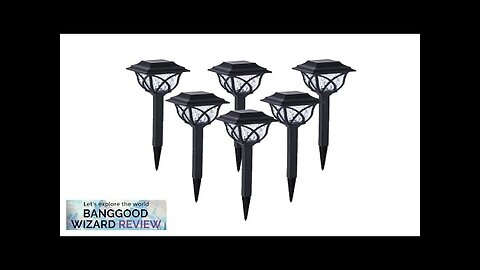 6 Pack Solar Pathway Bright Lights Outdoor Yard Lights Waterproof AUTO ON/Off Review