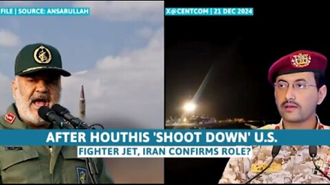 After Houthis 'Shoot Down' US Fighter Jet, Iran Drops Huge Hint- IRGC Force