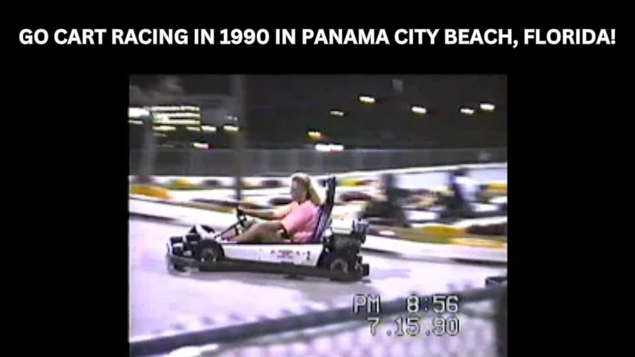 1990 Go Cart Racing In Panama City Beach Florida