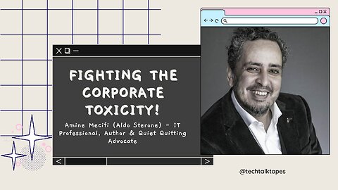 "Defend yourself, not the company!" - Amine Mecifi (Aldo Sterone) | Tech Talk Tapes Ep #3