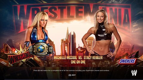 WWE 2k24 Michelle Mccool(c) vs Stacy Keibler