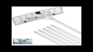 VEVOR Snow Roof Rake 25" Blade Snow Removal Tool 21ft Reach Aluminium Review