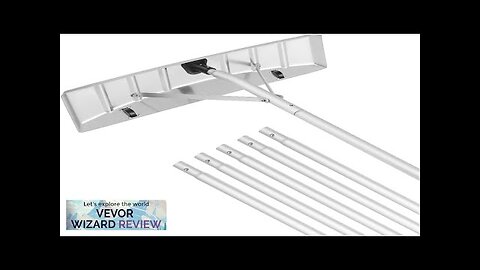 VEVOR Snow Roof Rake 25" Blade Snow Removal Tool 21ft Reach Aluminium Review