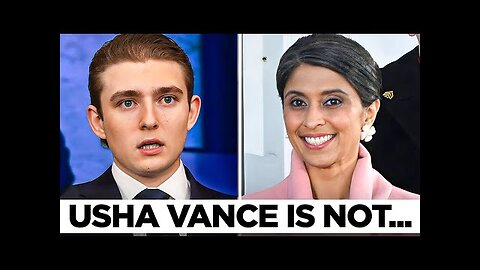 Barron Trump Reveals Secrets About Usha Vance As 2nd Lady Of USA, And It's Shocking