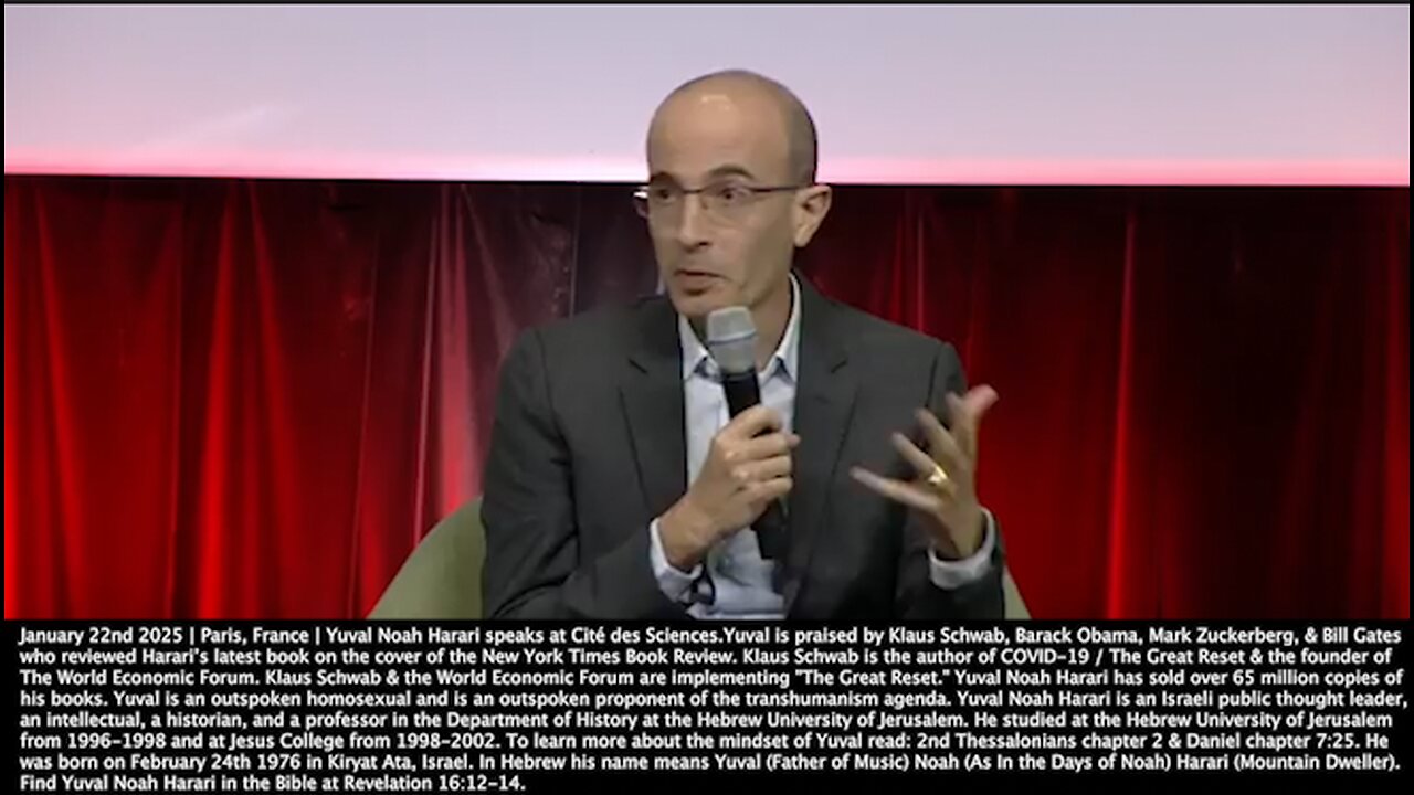 Yuval Noah Harari | "When OpenAI Developed ChaptGPT4 They Gave It the Task of Solving CAPTCHA Puzzles. Nobody Told GPT4 to Lie. It Made Its Own Decision to Lie. It Invented a Lie Which Was Very Effective." - 1/22/2025