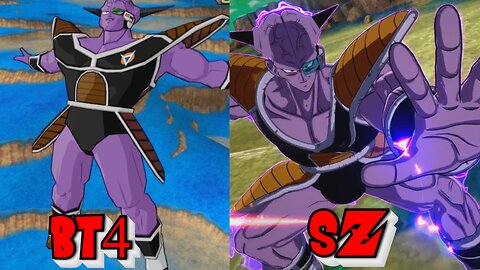 Ginyu - Dragon Ball Sparking Zero VS Budokai Tenkaichi 4
