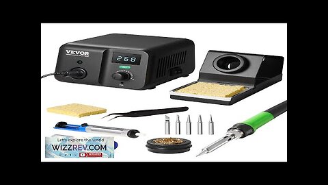 Soldering Iron Station 70W Digital Display Soldering Station Kit 122°F-932°F Review