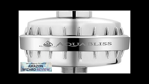 AquaBliss High Output Revitalizing Shower Filter Reduces Dry Itchy Skin Dandruff Review