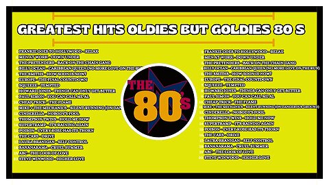 Golden Oldies Greatest Hits of the 80s - 80s Music Hits - Best Oldies Songs of All Time