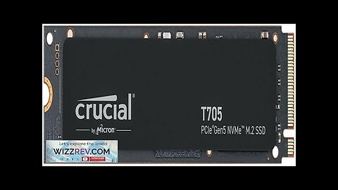 Crucial New 2024 T705 2TB PCIe Gen5 NVMe M.2 SSD Review