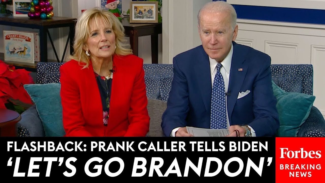 Biden Gets Pranked When Caller Tells Him, 'Let's Go Brandon!' During Santa Tracker Show | FLASHBACK