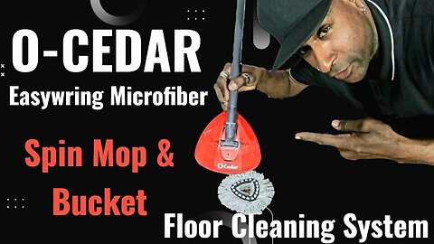 Effortless Floor Cleaning! O-Cedar Easyring Microfiber Spin Mop & Bucket Review 🧼✨