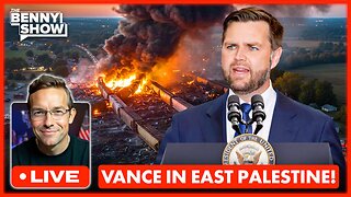 BREAKING: JD Vance LIVE Right NOW in East Palestine, Ohio | Major Announcement for Train EXPLOSION