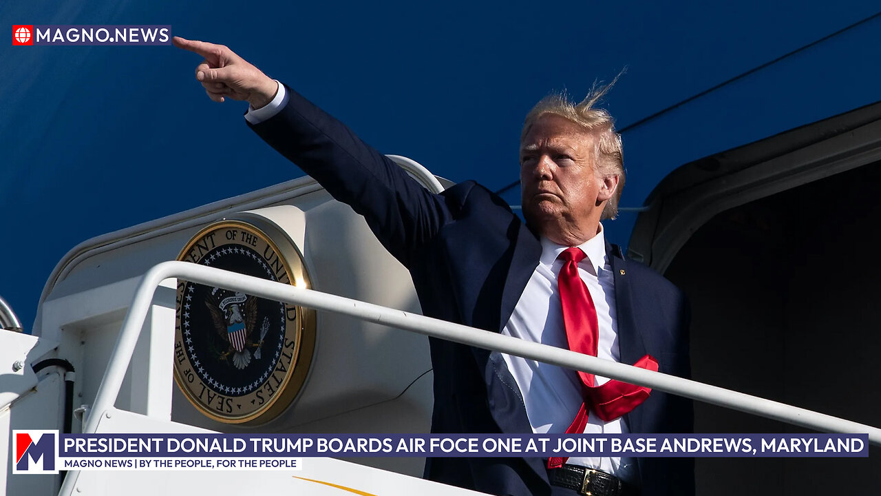 President Trump departs on Air Force One for Mar-a-Lago after Successful Week in Washington [LIVE]