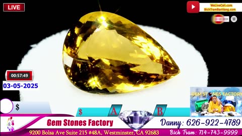 Tiem Vang Gem Stones Factory 03-05-2025 | STAR RUBY | GIA GEMSTONES #welivecali #gemstonesfactory