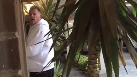 Dad vs. Door: Lockout prank