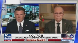 Larry Kudlow on today’s 𝕏 cyberattack