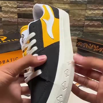 Mobatic Metro One (M1) Black Yellow Unisex Sneakers - Stylish Urban Footwear for Men and Women
