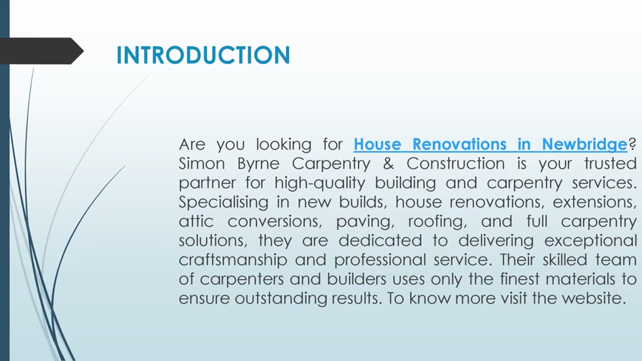 Are you looking for House Renovations in Newbridge?