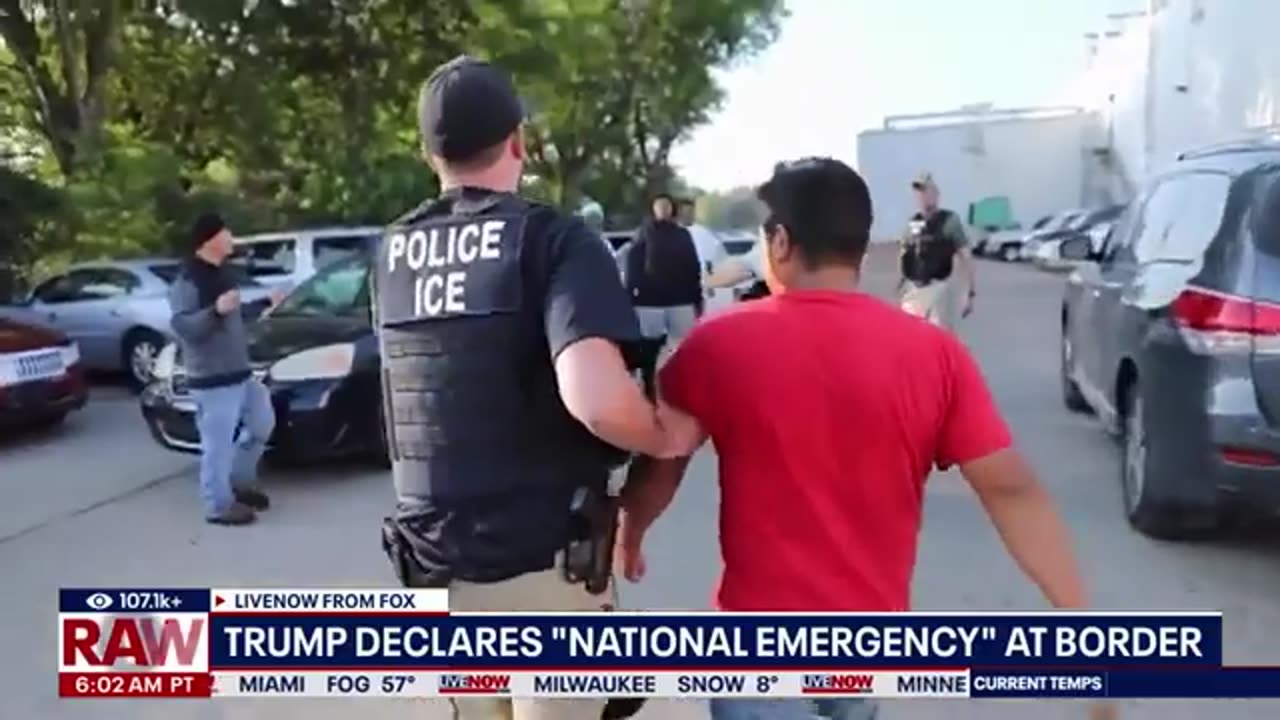 President Trump declares 'National Emergency' at the Southern Border.