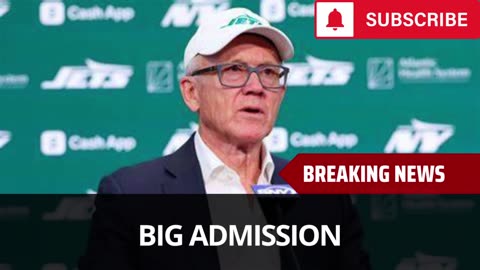 Jets Owner Makes Big Admission