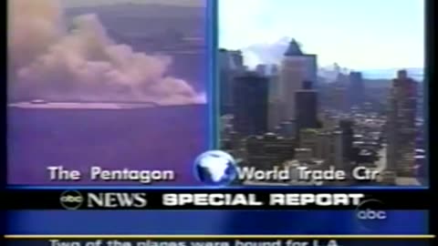 911 Rare KABC Los Angeles ABC7 News Afternoon Coverage Part 3