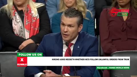 Sen Hirono makes a joke out of herself during confirmation hearing of Pete Hegseth