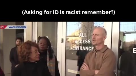 I thought joggers said asking for an ID was "Racist" 🌚🗿🥴🤡