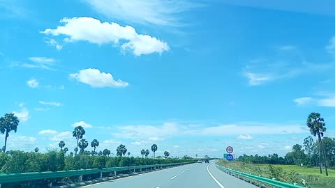 Beautiful sky in Cambodia