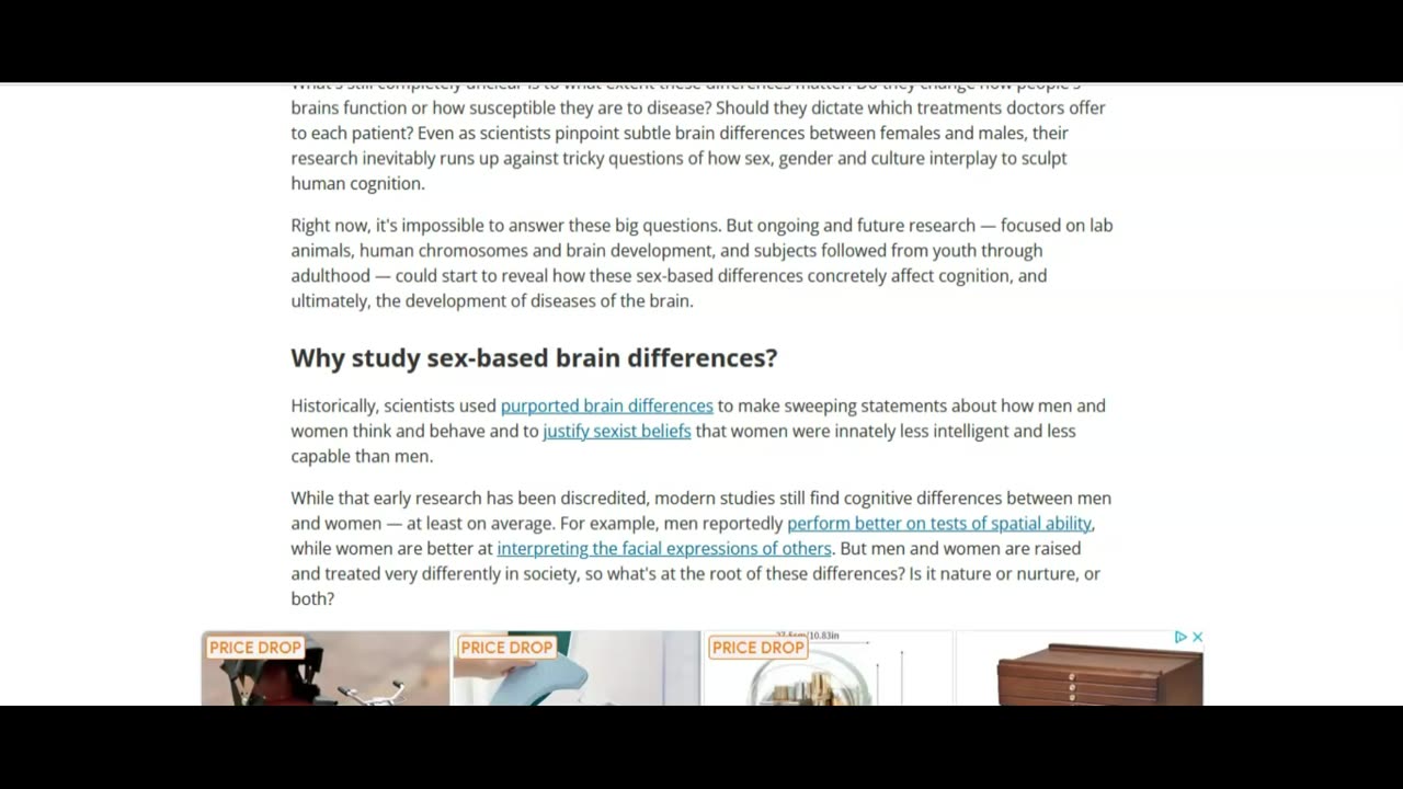 Live Science muses whether there is a difference between men and women's brains LOL!
