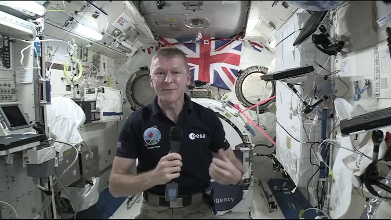 British Astronaut Talks From Space with Students and Teachers Back Home