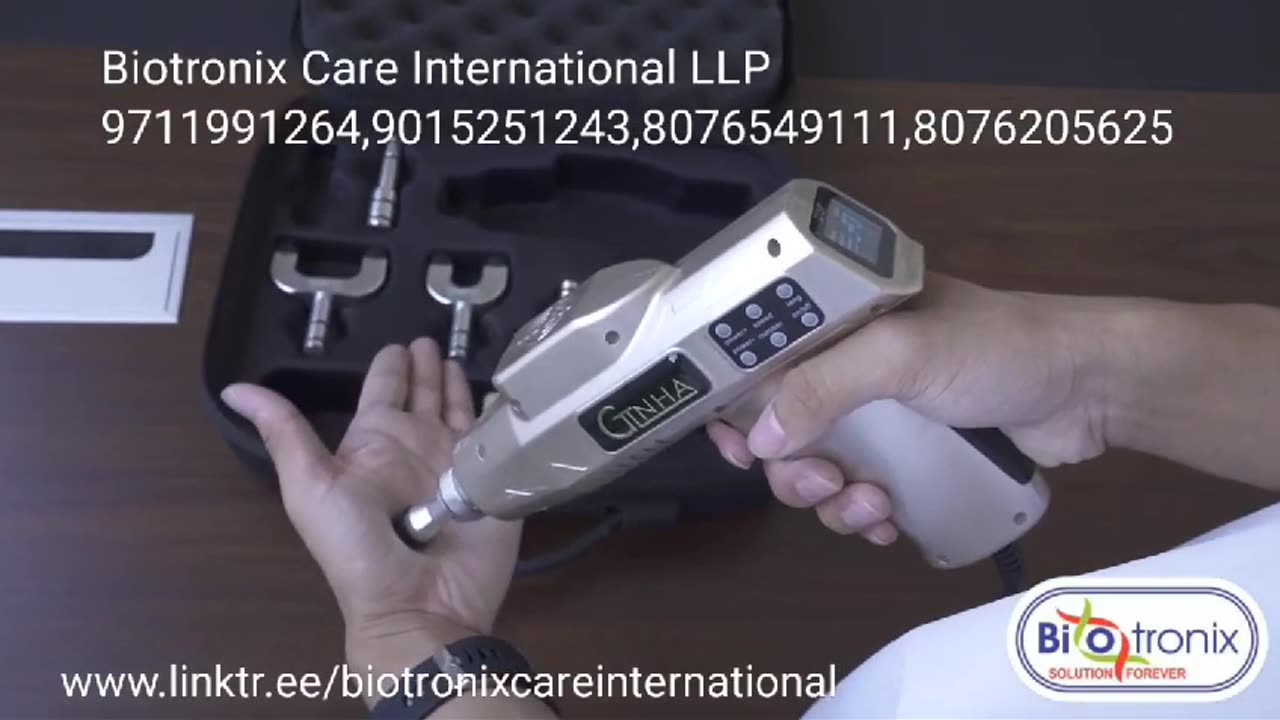 Chiropractor Gun Digital 1200 N ,750 N ,400 N for Spine Adjustment and Correction