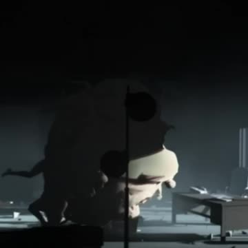 fell on him from a height, it's cruelс #monster #gaming #horror #fear #funny #gamefan #crazy