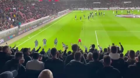 FC Midtjylland vs Feyenoord Rotterdam before the match (UEFA Europa League)
