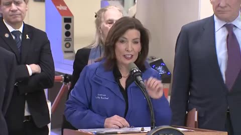 Gov. Kathy Hochul gives update on NYC congestion pricing | full video