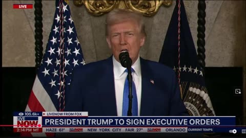 LIVE: President Trump signs Executive Orders at Mar-a-Lago