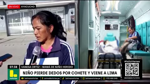 "Va a requerir bastante ayuda": Niño termina herido por acercarse a pirotécnico "apagado"