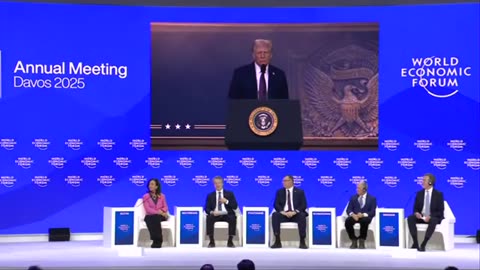 Trump addresses World Economic Forum in Davos