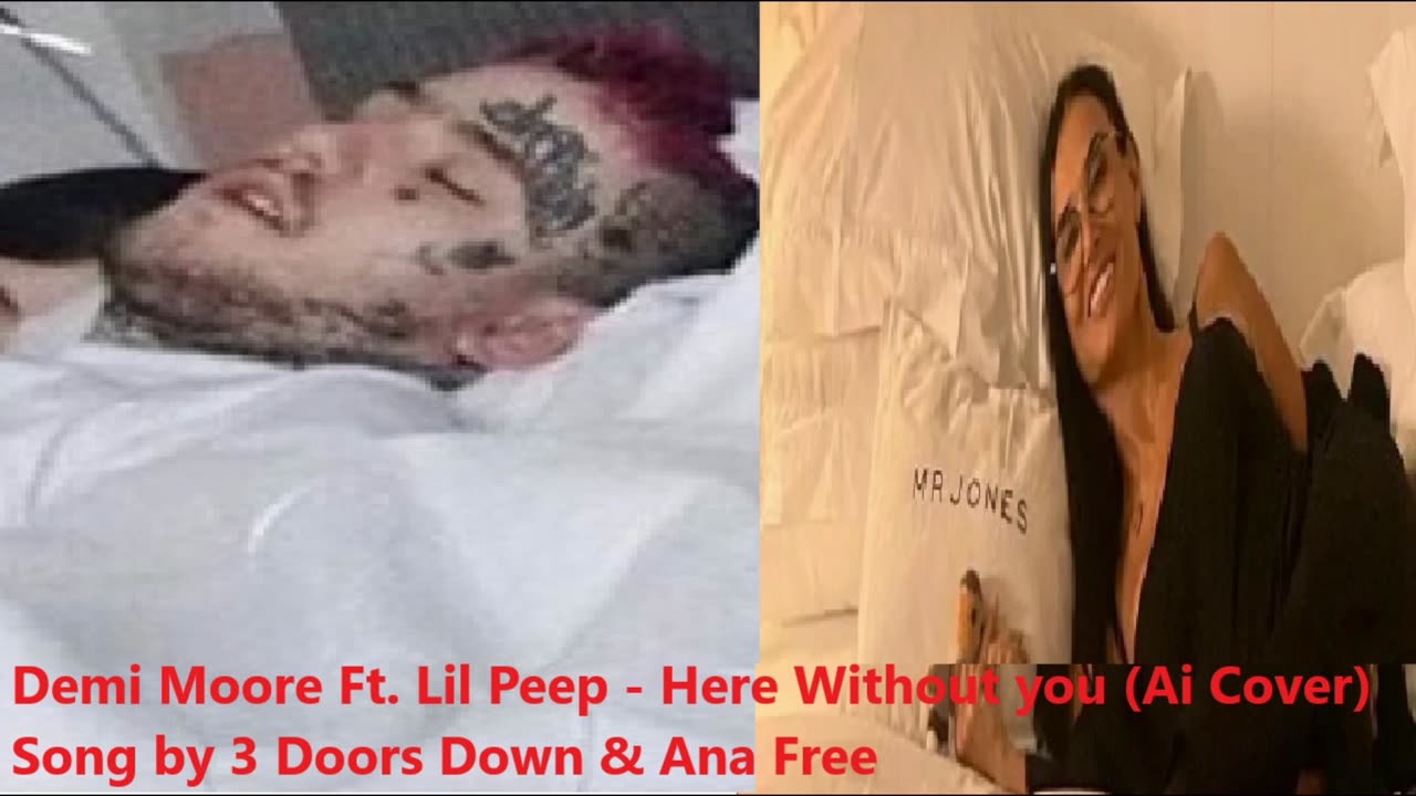 Demi Moore Ft. Lil Peep - Here Without you (Ai Cover) Song by 3 Doors Down & Ana Free