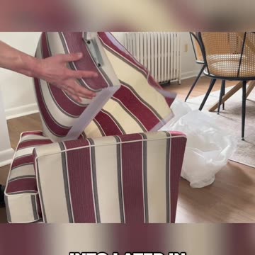 Assembling Your Furniture Step by Step Guide to the Hulala Comfortable Striped Reading Armchair