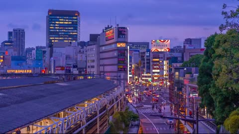 Shibuya Evening Vibes 🌆 Japanese Lofi Mix