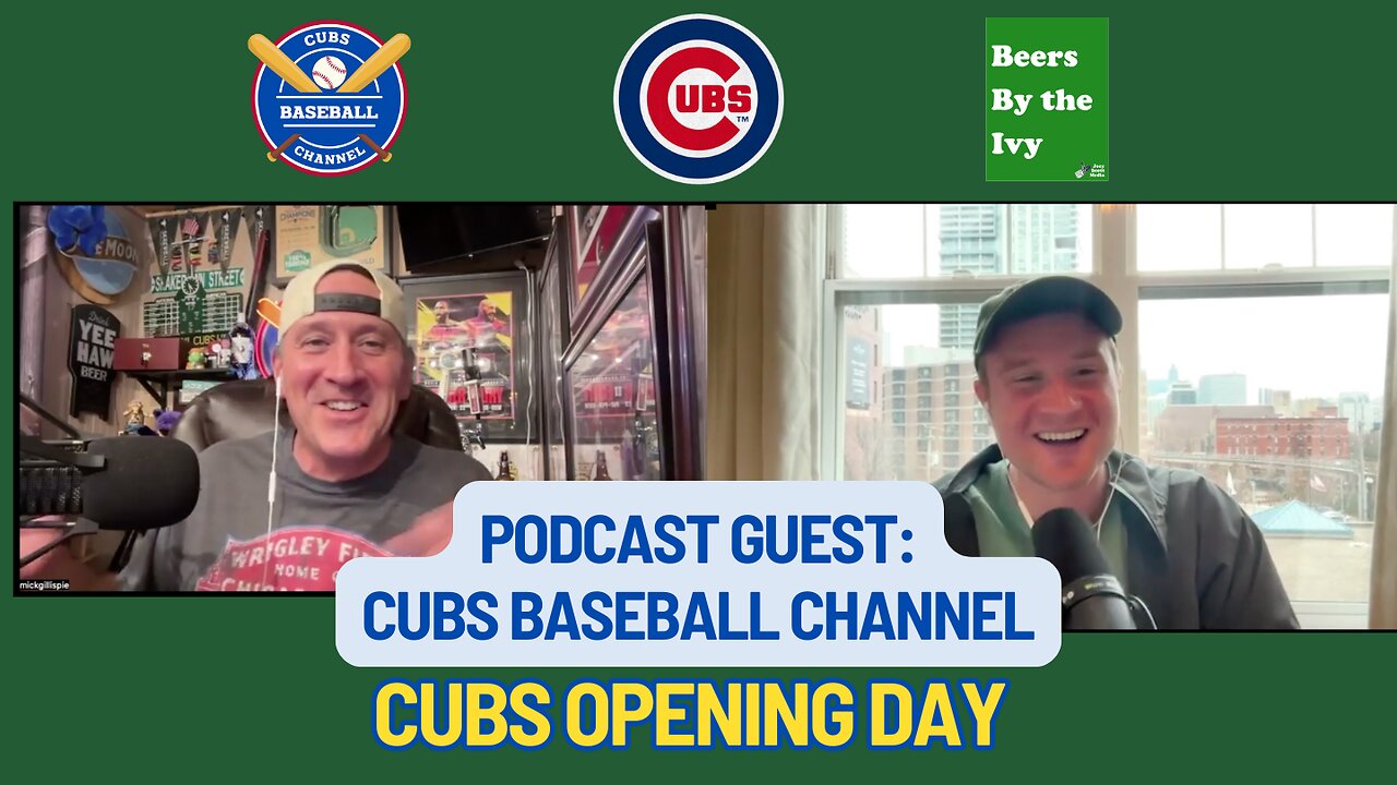 Cubs Opening Day | Special Guest Cubs Baseball Channel